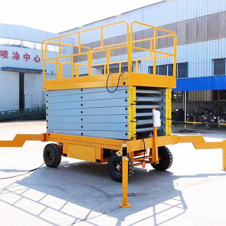 300kg mobile scissor lift 7