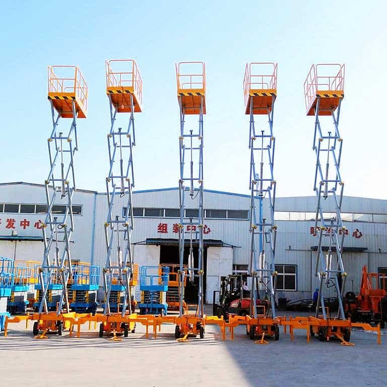 350kg mobile scissor lift 2