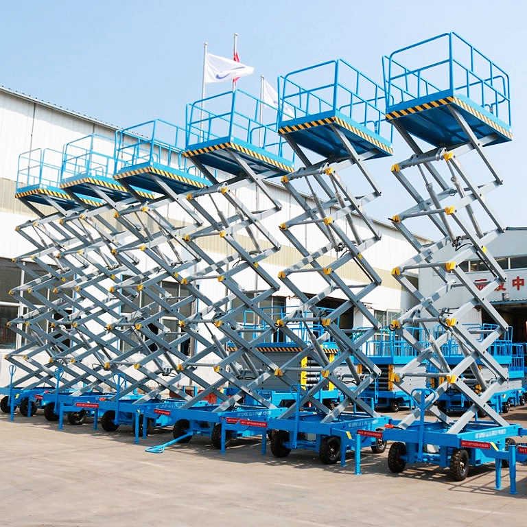 500kg mobile scissor lift 4