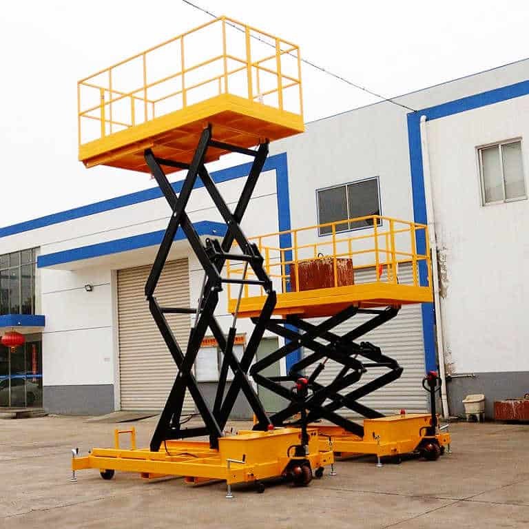 600kg mobile scissor lift 5