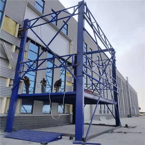 warehouse platform lift outdoor